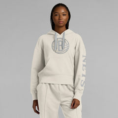 Brooklyn Nets Women's Elements Next Pullover Hoodie - Cream | Fanatics outlet