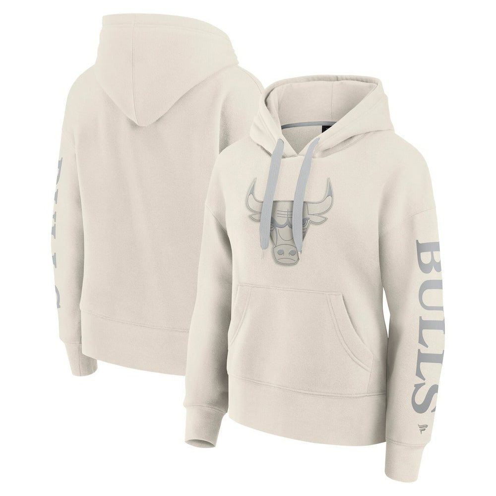 Chicago Bulls Women's Elements Next Pullover Hoodie - Cream | Fanatics for sale