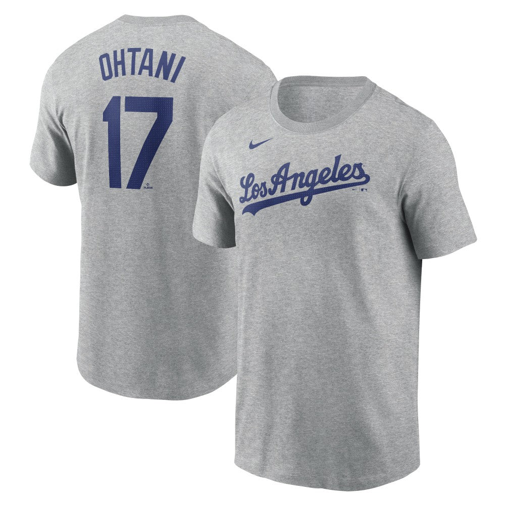 Shohei Ohtani Los Angeles Dodgers 2024 Fuse Name & Number T-Shirt - Gray | Nike