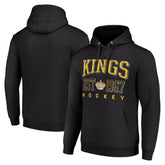 Los Angeles Kings Starter Retro Graphic Pullover Hoodie Black