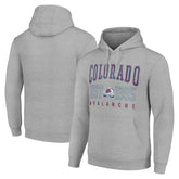 Colorado Avalanche Starter Graphic Pullover Hoodie Heather Gray