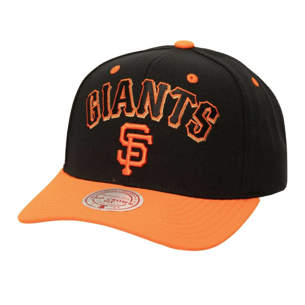 San Francisco Giants All In 2.0 Adjustable Hat - Black | Mitchell & Ness