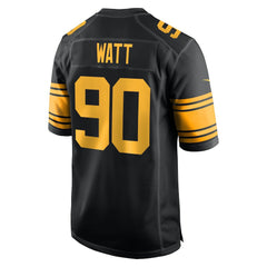 T.J. Watt Pittsburgh Steelers Alternate Game Jersey - Black | Nike on sale