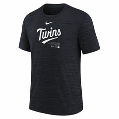 Minnesota Twins Youth Authentic Collection Practice Performance T-Shirt - Navy | Nike