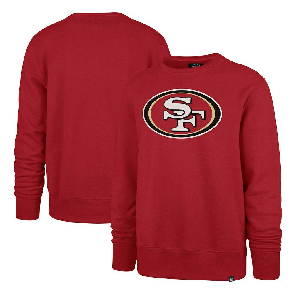 San Francisco 49ers '47 Imprint Headline Pullover Sweatshirt - Scarlet on sale