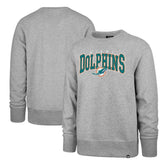 Miami Dolphins '47 Varsity Block Headline Pullover Sweatshirt - Gray sale