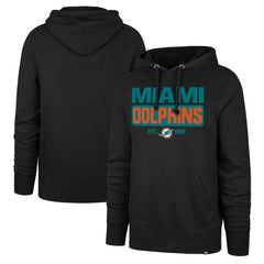 Miami Dolphins '47 Box Out Headline Pullover Hoodie - Black for sale