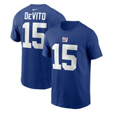Tommy DeVito New York Giants Name & Number T-Shirt - Royal | Nike online