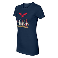 Minnesota Twins Tiny Turnip Women's Gnomes T-Shirt - Navy