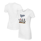 Minnesota Twins Tiny Turnip Women's Gnomes T-Shirt - White