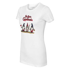 St. Louis Cardinals Tiny Turnip Women's Gnomes T-Shirt - White