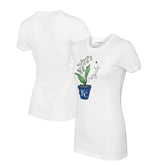 Kansas City Royals Tiny Turnip Women's Lilies & Ladybugs T-Shirt - White