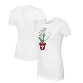 Philadelphia Phillies Tiny Turnip Women's Lilies & Ladybugs T-Shirt - White