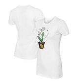 San Diego Padres Tiny Turnip Women's Lilies & Ladybugs T-Shirt - White
