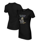 Colorado Rockies Tiny Turnip Women's Triceratops T-Shirt - Black