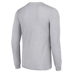 St. Louis Blues Starter Color Scratch Long-Sleeve T-Shirt Heather Gray