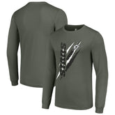 Dallas Stars Starter Color Scratch Long-Sleeve T-Shirt Green