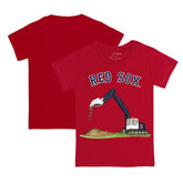 Boston Red Sox Tiny Turnip Youth Excavator T-Shirt - Red