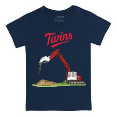 Minnesota Twins Tiny Turnip Youth Excavator T-Shirt - Navy