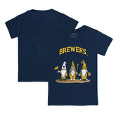 Milwaukee Brewers Tiny Turnip Youth Gnomes T-Shirt - Navy