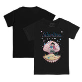 Miami Marlins Tiny Turnip Youth Mermaid T-Shirt - Black