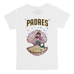 San Diego Padres Tiny Turnip Youth Mermaid T-Shirt - White