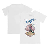Los Angeles Dodgers Tiny Turnip Youth Mermaid T-Shirt - White