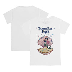 Tampa Bay Rays Tiny Turnip Youth Mermaid T-Shirt - White