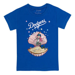 Los Angeles Dodgers Tiny Turnip Youth Mermaid T-Shirt - Royal