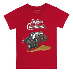 St. Louis Cardinals Tiny Turnip Youth Monster Truck T-Shirt - Red