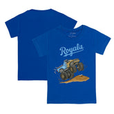 Kansas City Royals Tiny Turnip Youth Monster Truck T-Shirt - Royal