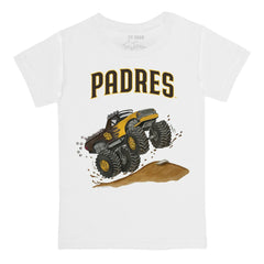 San Diego Padres Tiny Turnip Youth Monster Truck T-Shirt - White