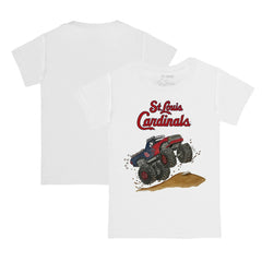St. Louis Cardinals Tiny Turnip Youth Monster Truck T-Shirt - White