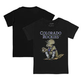 Colorado Rockies Tiny Turnip Youth Triceratops T-Shirt - Black
