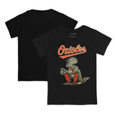 Baltimore Orioles Tiny Turnip Youth Triceratops T-Shirt - Black