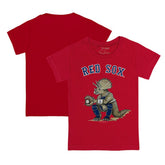 Boston Red Sox Tiny Turnip Youth Triceratops T-Shirt - Red