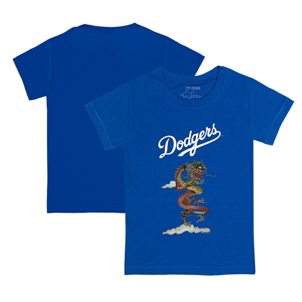 Los Angeles Dodgers Tiny Turnip Youth 2024 Year of the Dragon T-Shirt - Royal