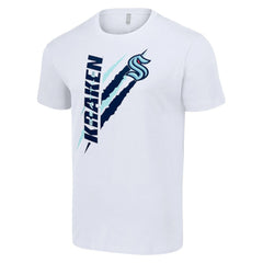 Seattle Kraken Starter Color Scratch T-Shirt White