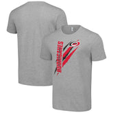 Carolina Hurricanes Starter Color Scratch T-Shirt Heather Gray