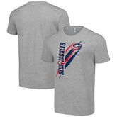 Columbus Blue Jackets Starter Color Scratch T-Shirt Heather Gray