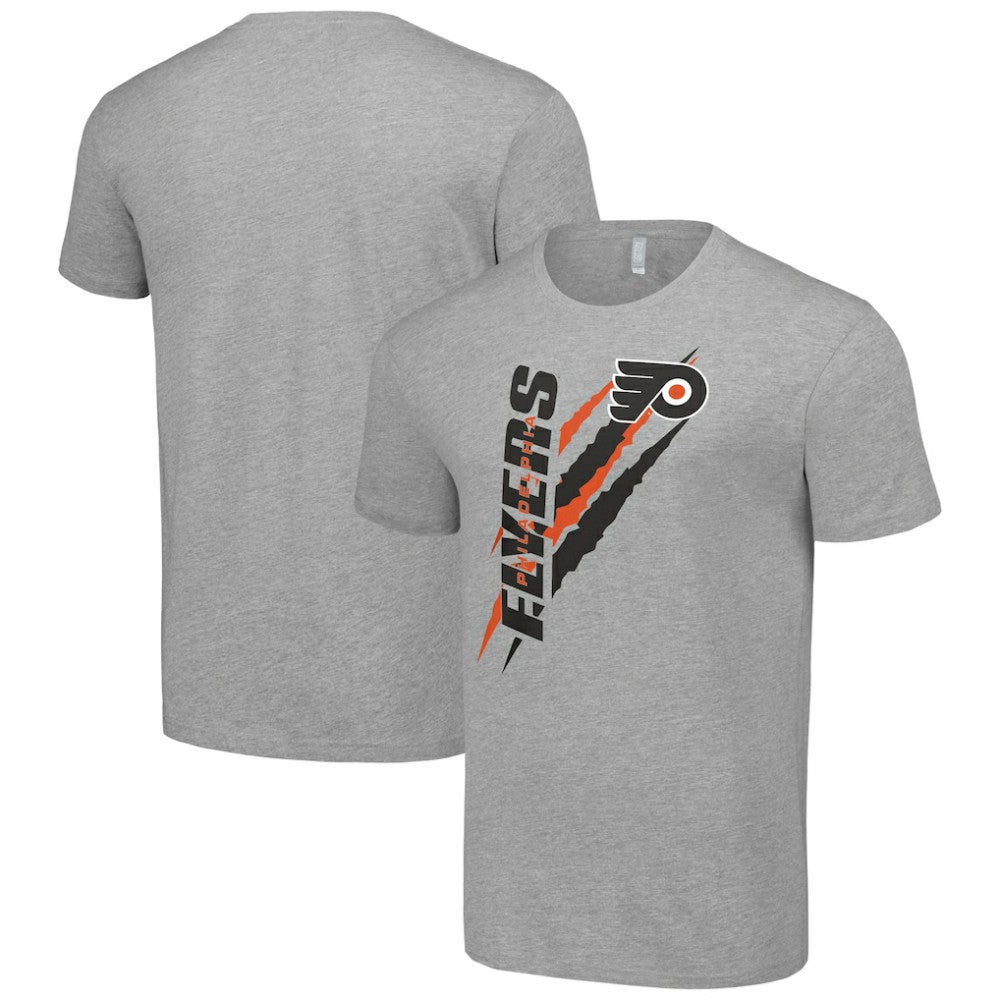 Philadelphia Flyers Starter Color Scratch T-Shirt Heather Gray