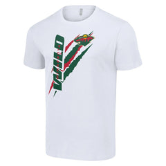 Minnesota Wild Starter Color Scratch T-Shirt White