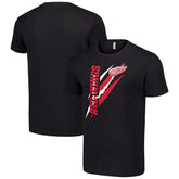 Detroit Red Wings Starter Color Scratch T-Shirt Black