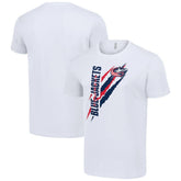 Columbus Blue Jackets Starter Color Scratch T-Shirt White