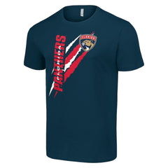 Florida Panthers Starter Color Scratch T-Shirt Navy