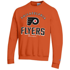 Philadelphia Flyers Champion Eco Powerblend Crewneck Sweatshirt Orange