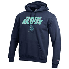 Seattle Kraken Champion Eco Powerblend Pullover Hoodie Deep Sea Blue