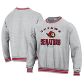 Ottawa Senators Champion Reverse Weave Yarn Dye Pullover Sweatshirt Heather Gray