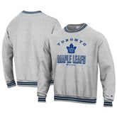 Toronto Maple Leafs Champion Reverse Weave Yarn Dye Pullover Sweatshirt Heather Gray