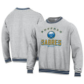 Buffalo Sabres Champion Reverse Weave Yarn Dye Pullover Sweatshirt Heather Gray